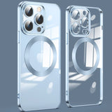 Luxury Transparent Plating Magsafe iPhone Case - HoHo Cases