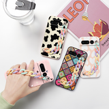 Cartoon Print Wrist Chain Google Pixel Case - HoHo Cases