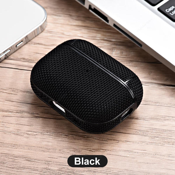 Waterproof Nylon Cloth AirPods Cover - HoHo Cases For Airpods Pro 2 / Black