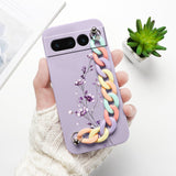 Cartoon Print Wrist Chain Google Pixel Case - HoHo Cases Google Pixel 7 (5G) / H2
