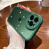 Transparent Solid Shockproof iPhone Case - HoHo Cases For iPhone 14 / Green