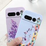 Cartoon Print Wrist Chain Google Pixel Case - HoHo Cases