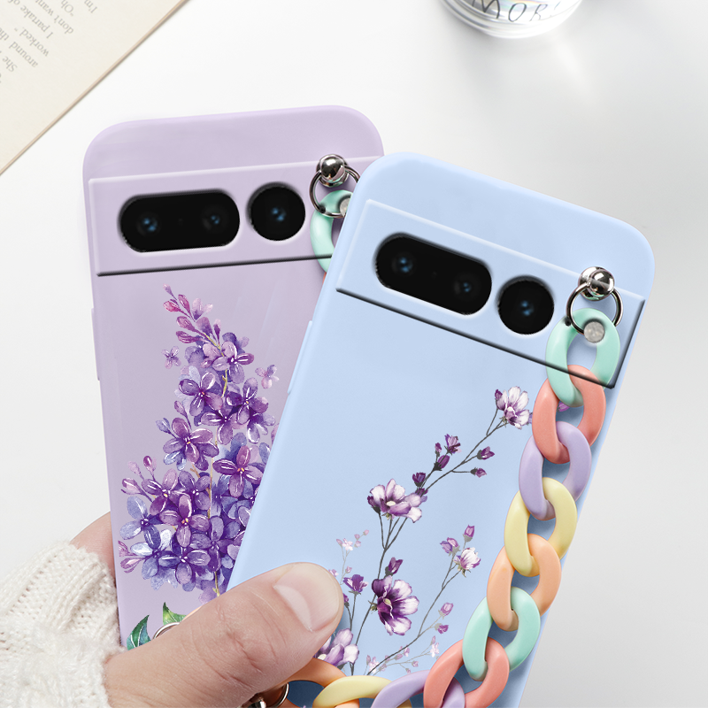 Cartoon Print Wrist Chain Google Pixel Case - HoHo Cases