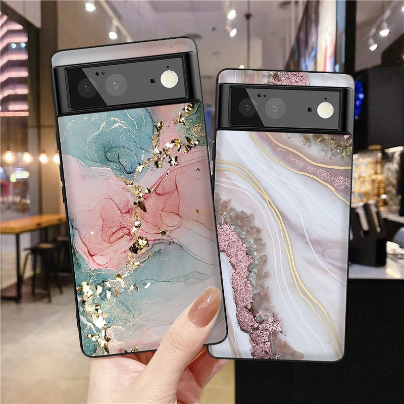Marble Art Fashion Google Pixel Case - HoHo Cases