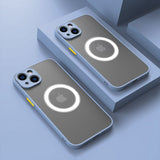 Matte Shockproof Magsafe iPhone Case - HoHo Cases For iPhone 14 Plus / Gray