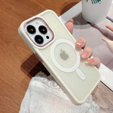 Classic Magsafe Translucent iPhone Case - HoHo Cases For iPhone 14 / Beige