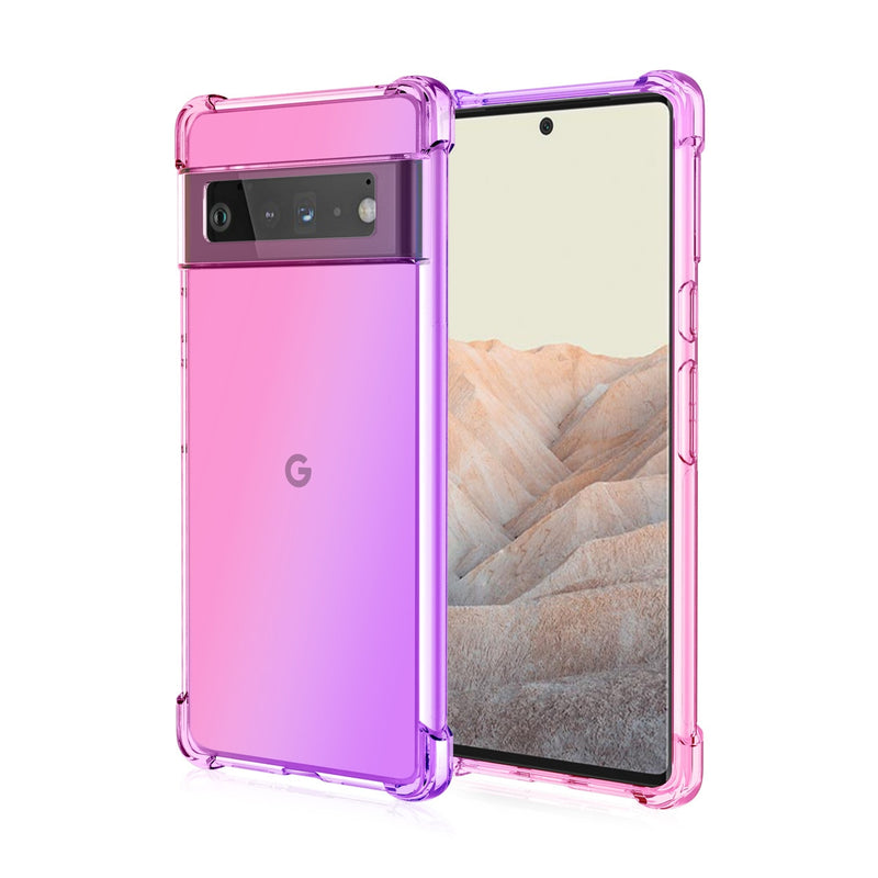Ultra-Thin Gradient Google Pixel Case - HoHo Cases For Google Pixel 7 Pro / Pink Purple