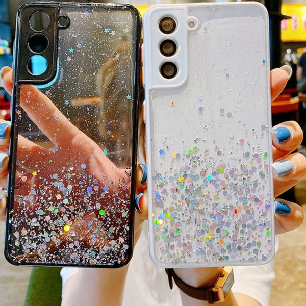 Clear Luxury Glitter Samsung Galaxy Case - HoHo Cases