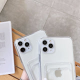 Transparent Wallet Card iPhone Case - HoHo Cases