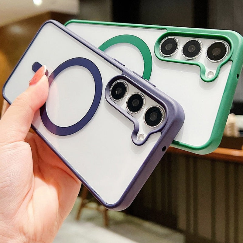 Acrylic Shockproof MagSafe Transparent Samsung Case - HoHo Cases