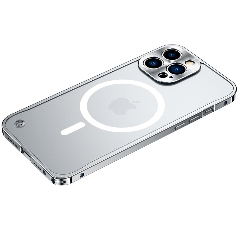 Metallic Clear MagSafe iPhone Case - HoHo Cases