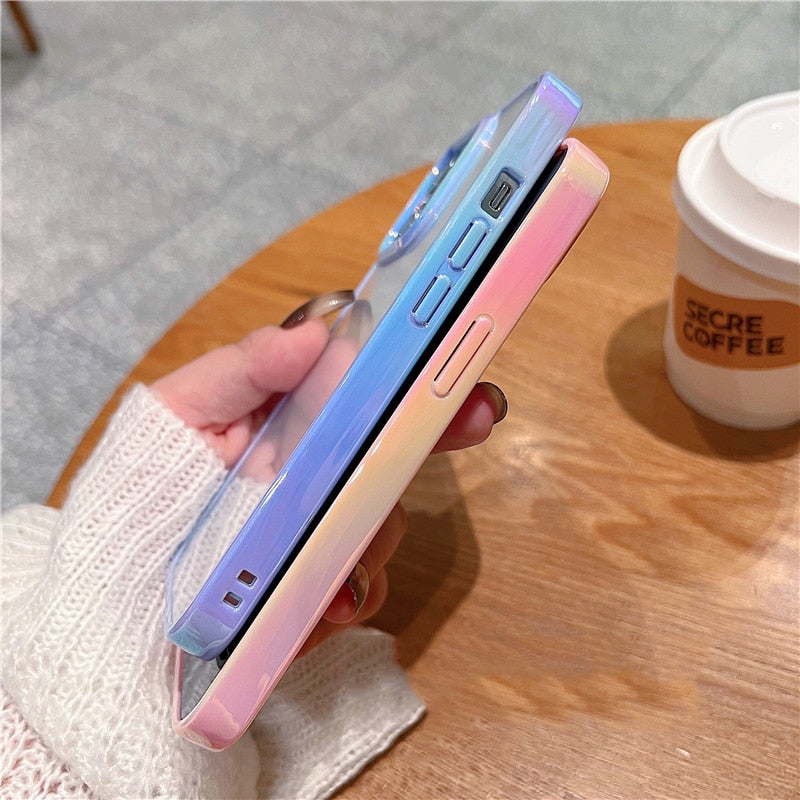 Candy Color Transparent iPhone Case - HoHo Cases