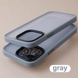 Luxury Shockproof Clear iPhone Case - HoHo Cases For iPhone 11 / Gray